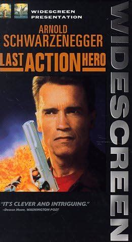 Amazon The Last Action Hero VHS Arnold Schwarzenegger F