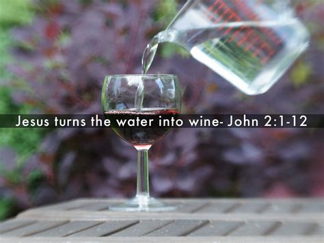 Jesus turns the water into wine by victormathison1