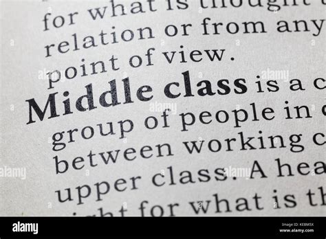 Fake Dictionary Dictionary Definition Of The Word Middle Class