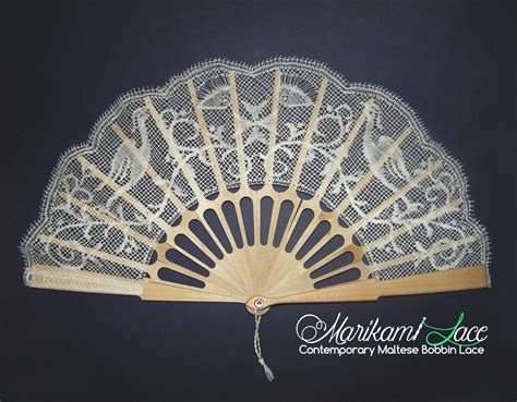 Bobbin Lace Fan Luxury Wedding Hand Fan With Maltese Cross Etsy Uk