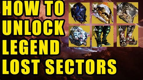 LEGEND LOST SECTORS NOT SHOWING UP FOR YOU WATCH THIS VIDEO TO LEARN