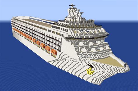 Minecraft Cruise Ship Schematic - Image to u