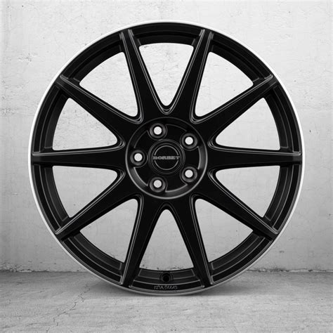 Gtx Black Matt Rim Silver I Borbet Felgen Und Alufelgen