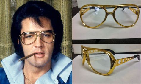 Elvis These Glasses Are On Display Elvis Presley Elvis Jumpsuits Graceland