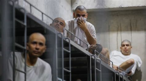 Thousands Of Suspected Gang Members Moved To El Salvadors Mega Prison