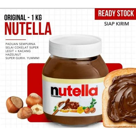 Jual Nutella Original Kg Selai Coklat Super Legit Kacang Hazelnut