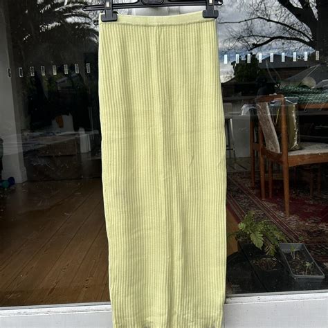 Yellow Glassons Maxi Skirt Size Xs Depop