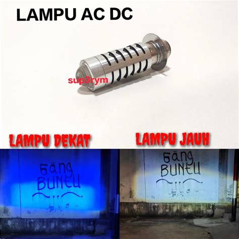 Jual Lampu Utama Led H6 Laser Jauh Dekat Putihkuning Plus Senja Biru