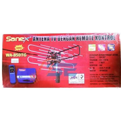 Jual Antenna Outdoor Sanex Antena Outdoor Tv Remote Wa 850Tg 045