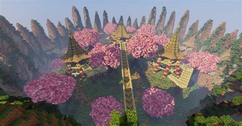 Cherry Blossom Spawn Minecraft Map