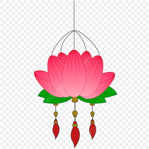 Yoga Lotus Flower Clipart Vector Blessing Lotus Flower Lantern Icon