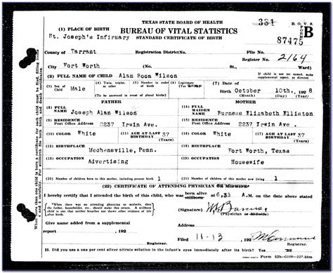 Birth Certificate Denton County Prntbl Concejomunicipaldechinu Gov Co