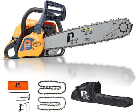 Hyundai Powered P Petrol Chainsaw With Cc Bar Easy Start