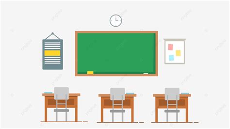 School Classroom Interior Design Vector School Classroom Classroom