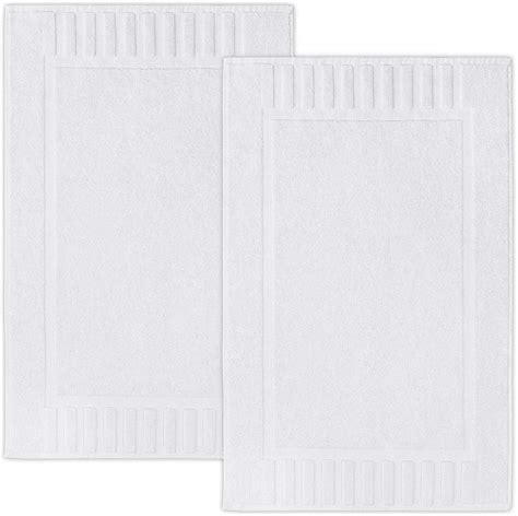 Hotel Collection - Luxury Bath Mats | 22x34 | 2 Pack – WHITE CLASSIC