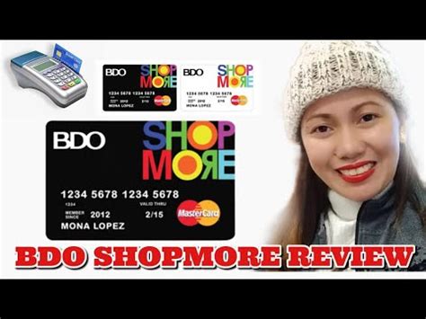 My 27th Vlog BDO SHOPMORE CREDIT CARD REVIEW YouTube