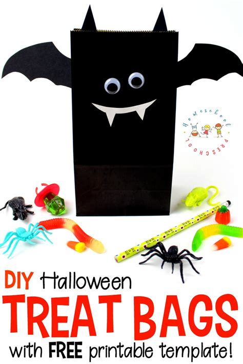 Printable Trick Or Treat Bag Template