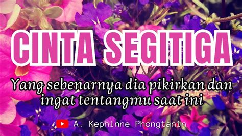 Cinta Segitiga Dia Semakin Hari Merasakan Hal Ini Ke Kamu Tarot