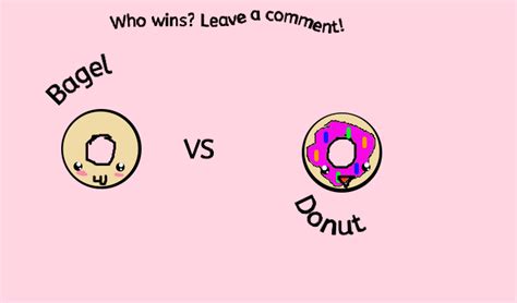 Bagel vs. Donut. You decide! by RockaWho on DeviantArt