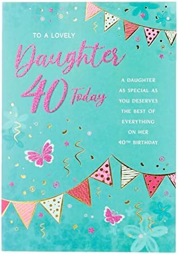 Piccadilly Greetings Modern Milestone Age Birthday Card Th Daughter