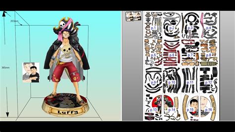 Monkey D Luffy Papercraft By Byakko On Deviantart Sexiz Pix