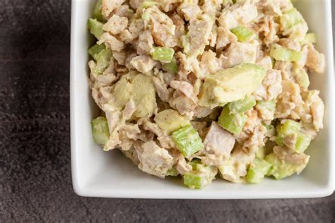 Keto Avocado Chicken Salad Low Carb Chicken Salad With Avocado