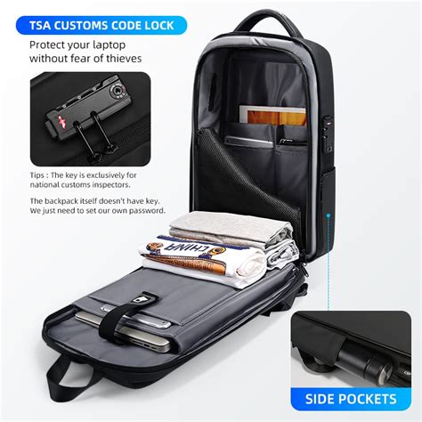 Mochila Port Til Anti Roubo Prova D Gua Carregamento Usb Design