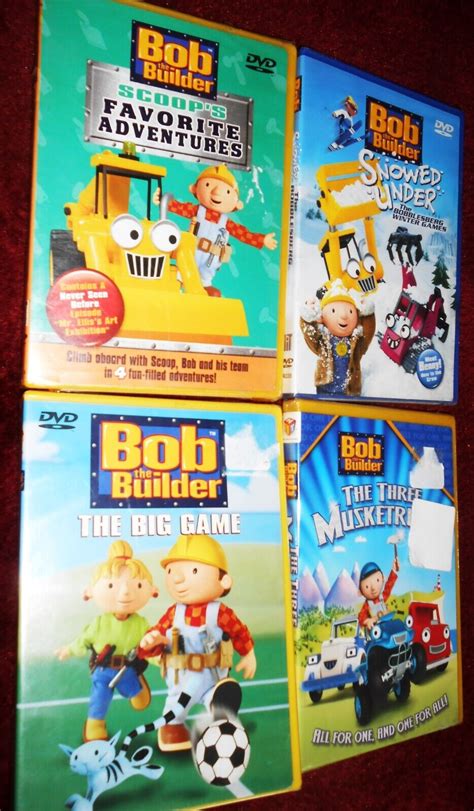 5 BOB THE BUILDER DVDs Scoops Favorite Grelly USA