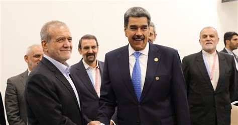 Nicolás Maduro Se Reunió Con El Presidente De Irán Y Destacó Que El Régimen Persa Sí Apoyó Su