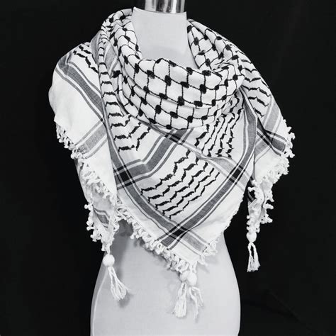 Palestine Authentic Keffiyeh Scarf Traditional Palestinian Etsy Australia