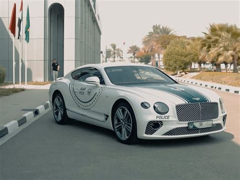 Dubai Police Has Added A Bentley Continental Gt V To Its