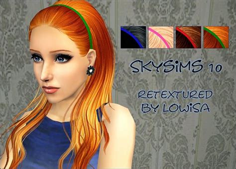 Lowi♥sims ★update★ Skysims Fhair 10 Sims 2 Hair Sims Sims 2