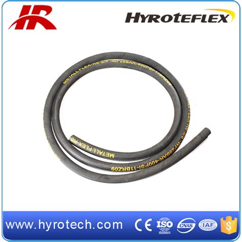 One Fiber Braided Hydraulic Hose Sae R Din En Te High