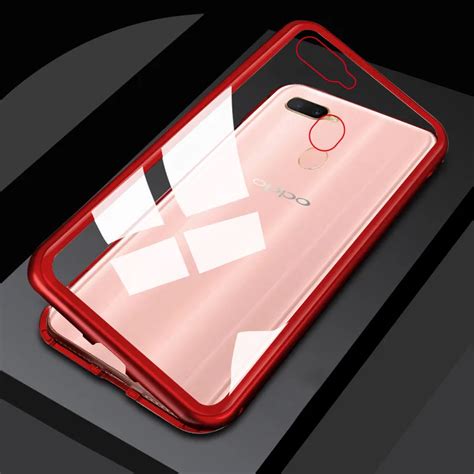 Magnetic Adsorption Phone Case For Oppo Ax A Magnet Metal Frame