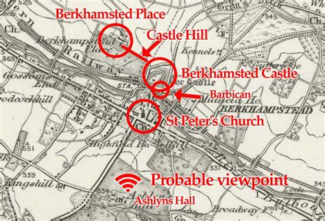 berkhamsted castle  jan wyck painting  berkhamsted