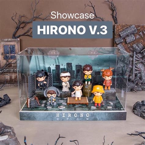 ตโชว HIRONO V 3 กลองอคลคพรอมอปกรณประกอบฉาก เทหมาก