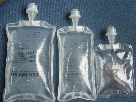 500ml 1000ml Sodium Chloride Normal Saline Infusion Bag Intravenous