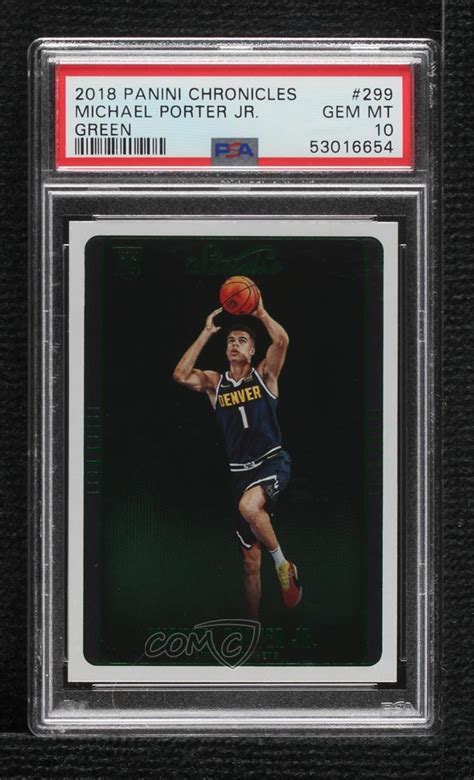 Panini Chronicles Studio Green Michael Porter Jr Rc