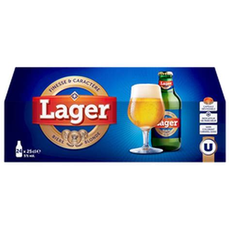 Bière blonde Lager 5 U pack 24 x 25 cl La Belle Vie Courses en