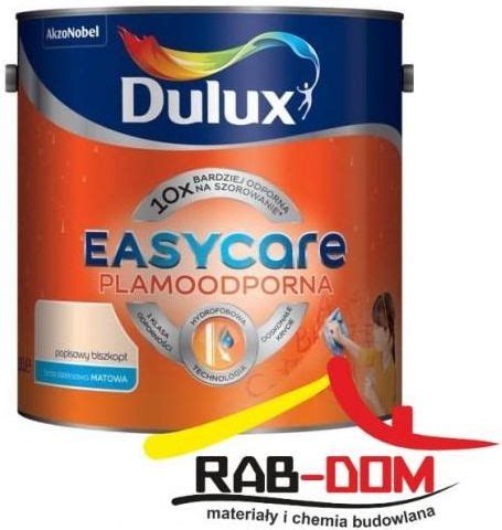 Farba Dulux Easy Care Farba Plamoodporna Kolory 5L Opinie I Ceny Na