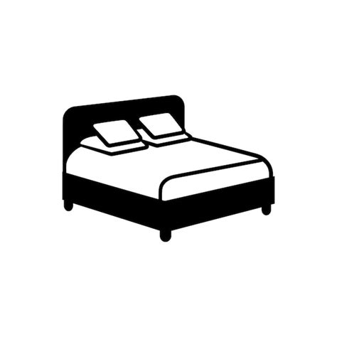 Premium Vector Bed Icon Simple Vector Illustration