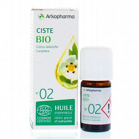 ARKOPHARMA Arkoessentiel Huile Essentielle Ciste N02 Bio Flacon 5ml