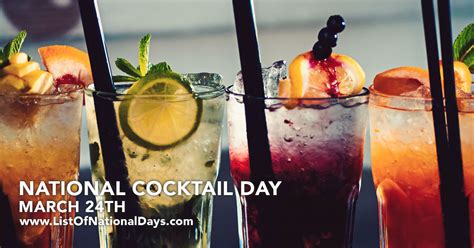 NATIONAL COCKTAIL DAY - List Of National Days