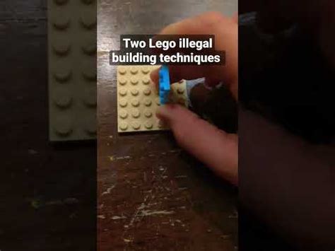 Two Lego Illegal Building Techniques Lego Youtube