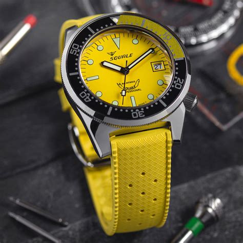 Explore Our Yellow Watch Strap Collection Zuludiver