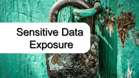 OWASP TOP 10 Sensitive Data Exposure Explained With Examples YouTube