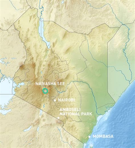 Naivasha Kenya Map