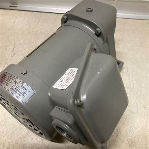 Yahoo オークション HITACHI THREE PHASE GEAR MOTOR 0 4kw 4POLE 新