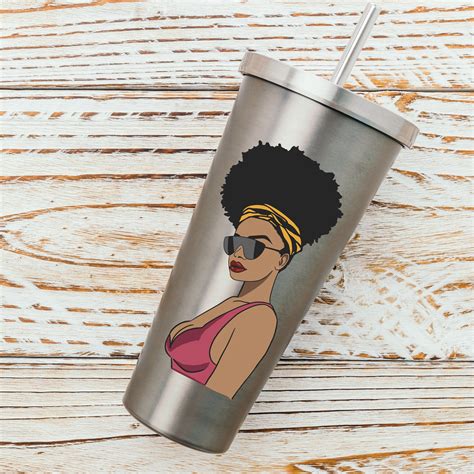 Afro Diva Svg Afro Lady Svg Black Woman Are Dope Svg Turban Etsy