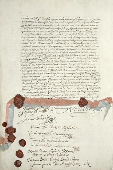 Treaty Of Westphalia Signed At Munster 24th October 1648 Giclee